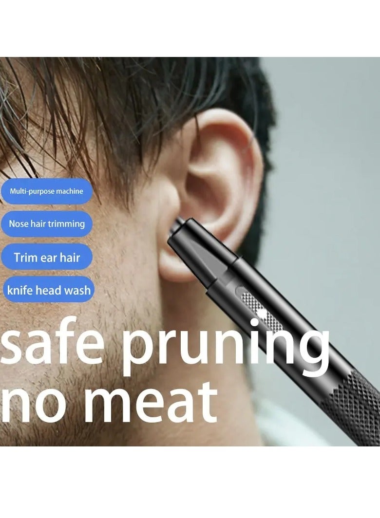 AROAQ Electric Nose Hair Clipper, Portable Waterproof Electric Men Nose Hair Trimmer, Easy To Clean Usb Charging High Quality Ear Hair Removal Machine For Eyebrow, Ear, Nose, (1pc, White) - Image 4