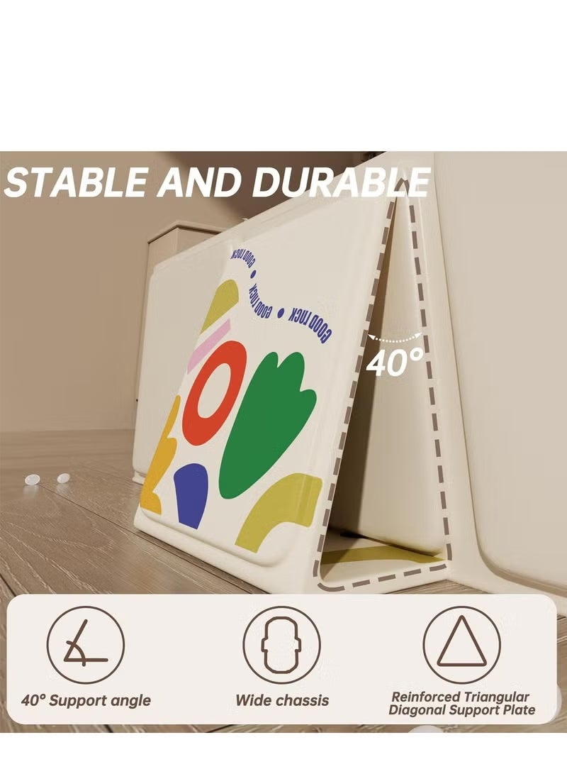 حوض استحمام قابل للطي للأطفال، حوض استحمام للأطفال بقاعدة مانعة للانزلاق، مع نظام ترموستاتي، مناسب للأعمار من 0 إلى 5 سنوات، ضروري للسفر، للاستخدام الداخلي/الخارجي، سهل التخزين - Image 5