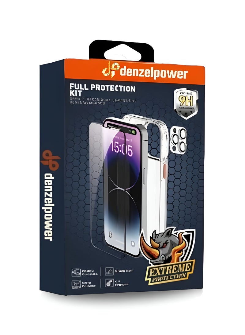 Denzelpower Denzel Integrated Protection Package for iPhone 15 Plus (8in1) - Image 1