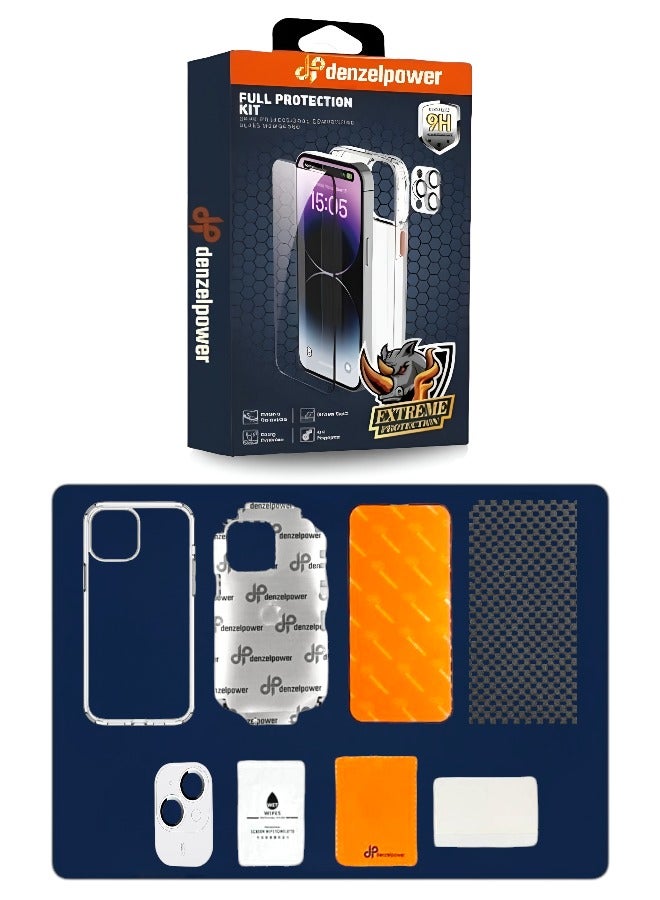 Denzelpower Denzel Integrated Protection Package for iPhone 15 Plus (8in1) - Image 2