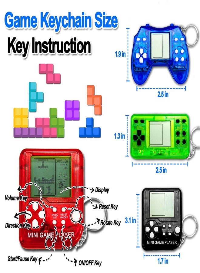 TGIQROVE 12 Pcs Video Game Party Favors for Kids, Video Game Keychain, Mini Gamer Party Favors, Gaming Party Decorations, Birthday Party, Classroom Prizes, Goodies Bags Stuffer - Image 3