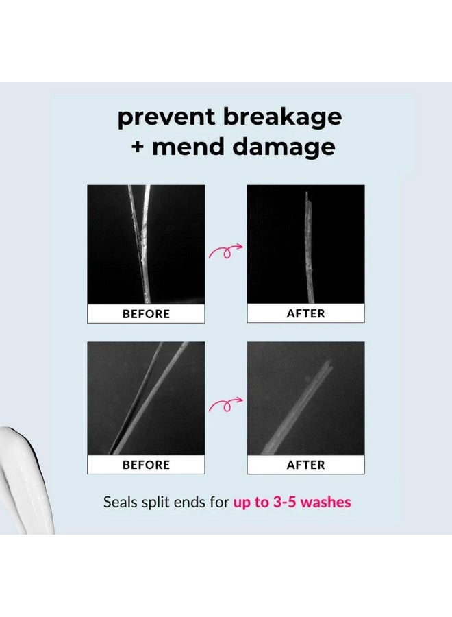 Love Ur Curls Split End Mender Restorative Leave in Treatment, for Dry, Damaged Hair, Hydration, Reduce Breakage & Seals Split Ends, 50mL - Image 3