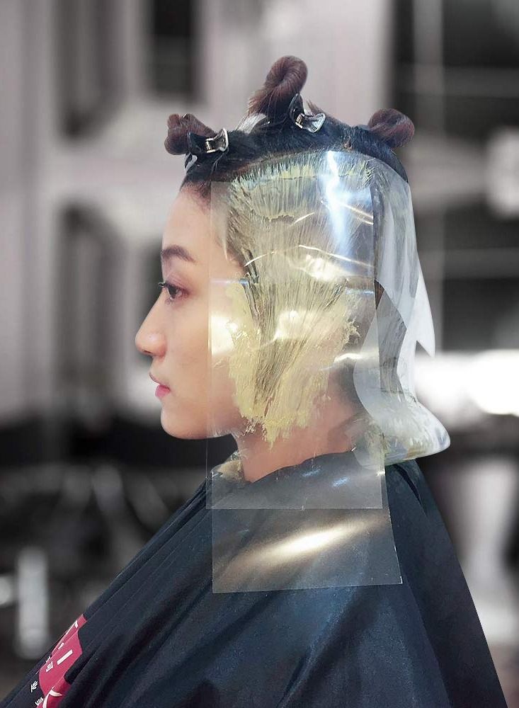 KASTWAVE Hair Coloring Paper Strips, Reusable Professional Hair Highlighting Strips, Transparent Balayage Tools Ombre Hair Color, Suitable for Barber Shop and Home (100PCS) - Image 4