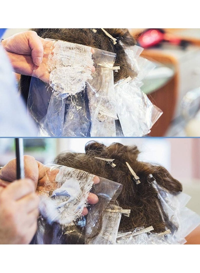 KASTWAVE Hair Coloring Paper Strips, Reusable Professional Hair Highlighting Strips, Transparent Balayage Tools Ombre Hair Color, Suitable for Barber Shop and Home (100PCS) - Image 2