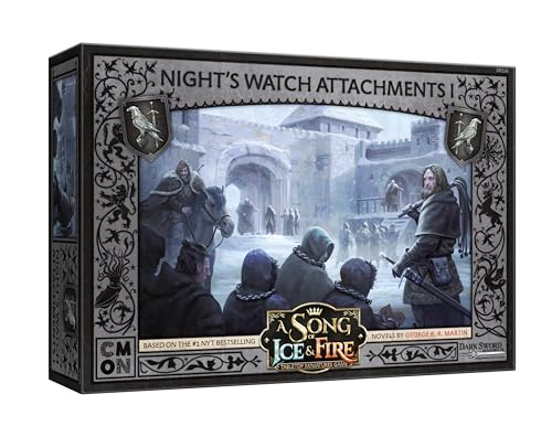 CMON A Song of Ice and Fire Tabletop Miniatures Game Nights Watch Attachments I BOX SET  Strengthen Your Defenders Strategy Game for Adults Ages 14 2 Players 4560 Minute Playtime Made by CMON - Image 1