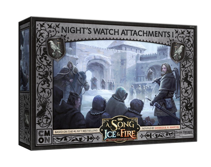 CMON A Song of Ice and Fire Tabletop Miniatures Game Nights Watch Attachments I BOX SET  Strengthen Your Defenders Strategy Game for Adults Ages 14 2 Players 4560 Minute Playtime Made by CMON - Image 2