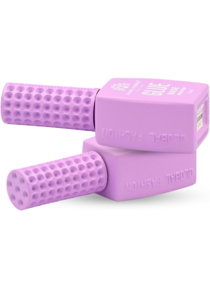 GLOBAL FASHION Professional - Glue Base Rubber Unbreakable Grip For Flawless Manicures (12Ml) - Image 1