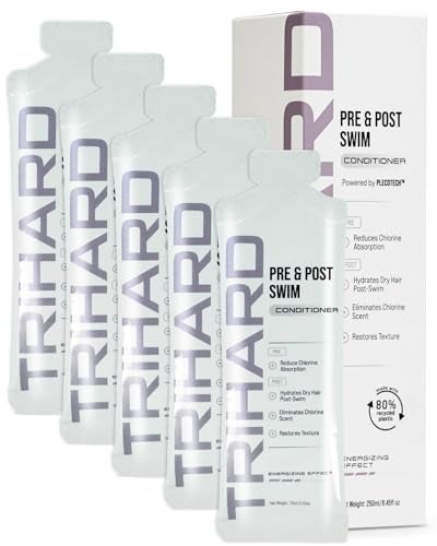 TRIHARD Pre & Post Swim Conditioner | Swimmers Conditioner | Pre Swim Hair Protection | Chlorine Removal Solution | Travel Size 8.45 fl oz - Image 2