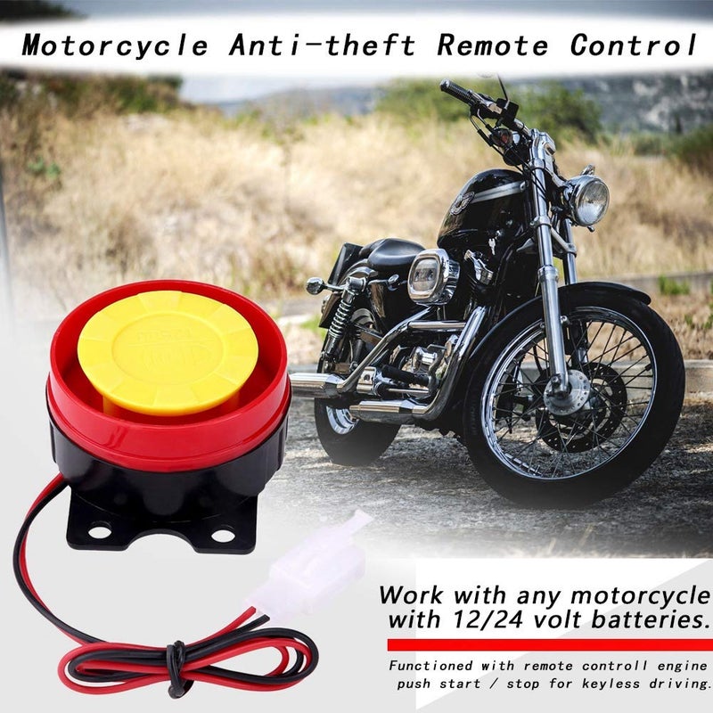 Tangxi Motorcycle Alarm SystemTangxi 12V Motorcycle Anti Theft with Remote Control125ddB Super Sound Flashing Lights Warning5 Sensitivity LevelsAdjustable Universal for Most 12V Motorcycles - Image 4