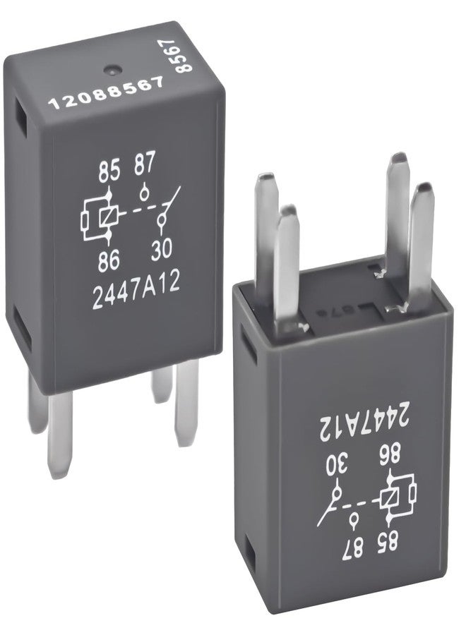Casalytics 4Pcs 12088567 8567 Automotive Relay - 30A 12VDC 4-Pin High-Performance Relay for Buick, Cadillac, Chevrolet, GMC - OEM Replacement for ECM, Ignition, Horn & More - Image 1