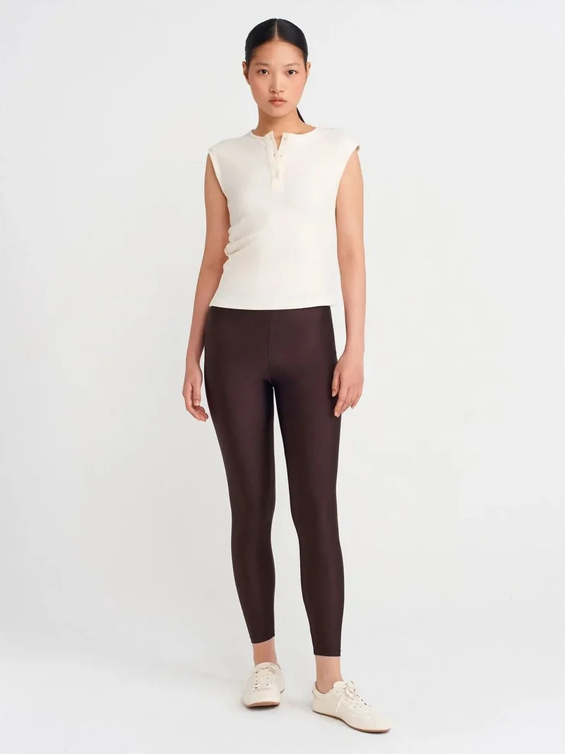 ديلفين Dilvin High-Waist Slim Fit Leggings