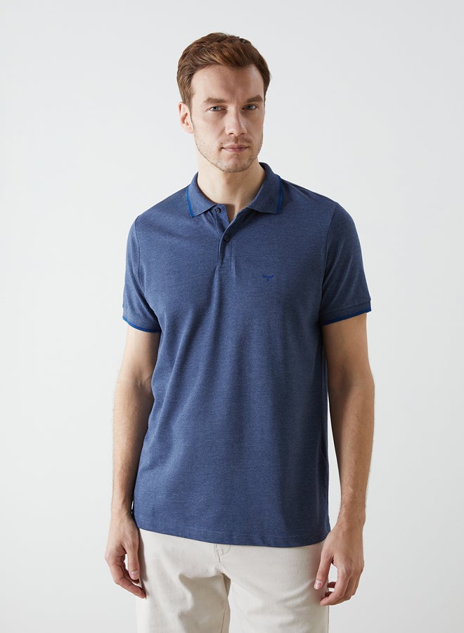 LC WAIKIKI Polo Neck Short Sleeve Pique Men's T-Shirt  - Image 1