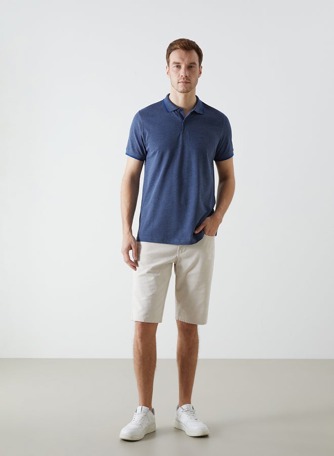 LC WAIKIKI Polo Neck Short Sleeve Pique Men's T-Shirt  - Image 2