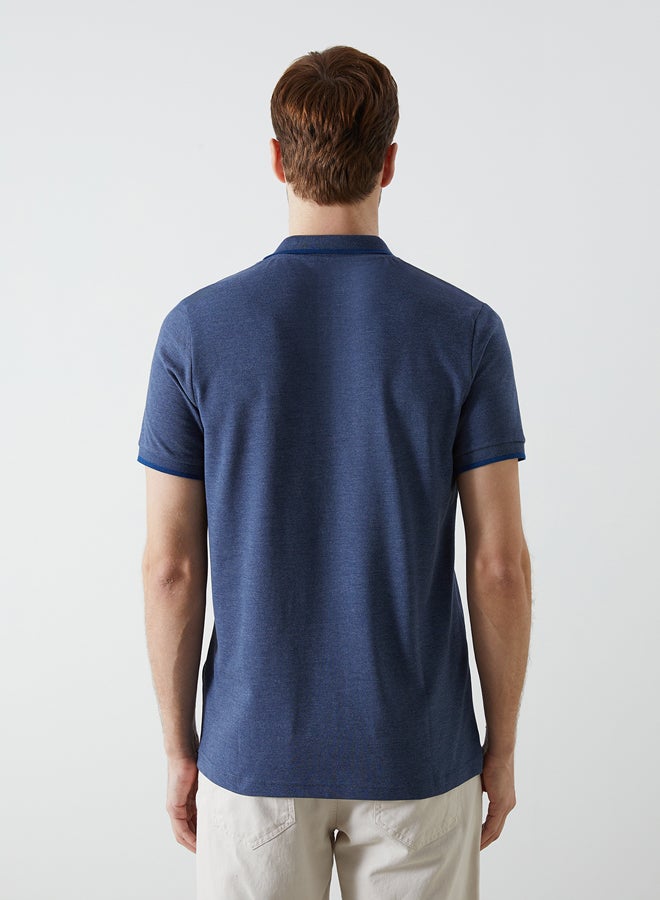LC WAIKIKI Polo Neck Short Sleeve Pique Men's T-Shirt  - Image 4