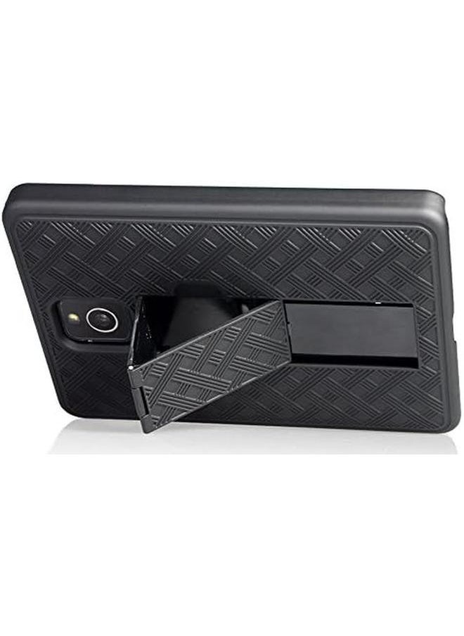 erorex - Case For At And T Blackberry Passport S Black Kickstand Case Slim Hard Shell Cover For At And T Blackberry Passport Sqw100 3 - Image 1