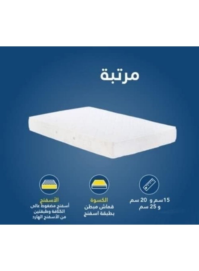 Comfort Mattress 160 × 195 × 15 cm, Multi-Layer Supportive Mattress for Everyday Sleeping, Durable Home Bed Mattress - Image 2