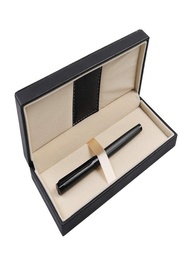 Penneed Pemmeed Rollerball Pen Liquid Ink Pens for Women Luxury Box Gel Pen Black Ink Fancy Pen Refillable for Executive Office,Professional,Birthday Nice Pens G8 (Black) - Image 1