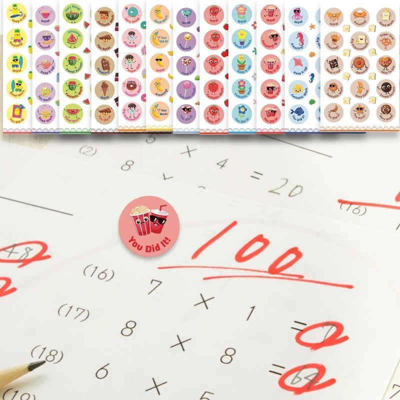 Joyful Artistry Scratch and Sniff Stickers - 24 Sheets Smelly Sticker Set Bulk,12 Different scents, Scented Motivational Teacher Stickers for Kids Classroom Rewards, Teachers Must Haves (360) - Image 4