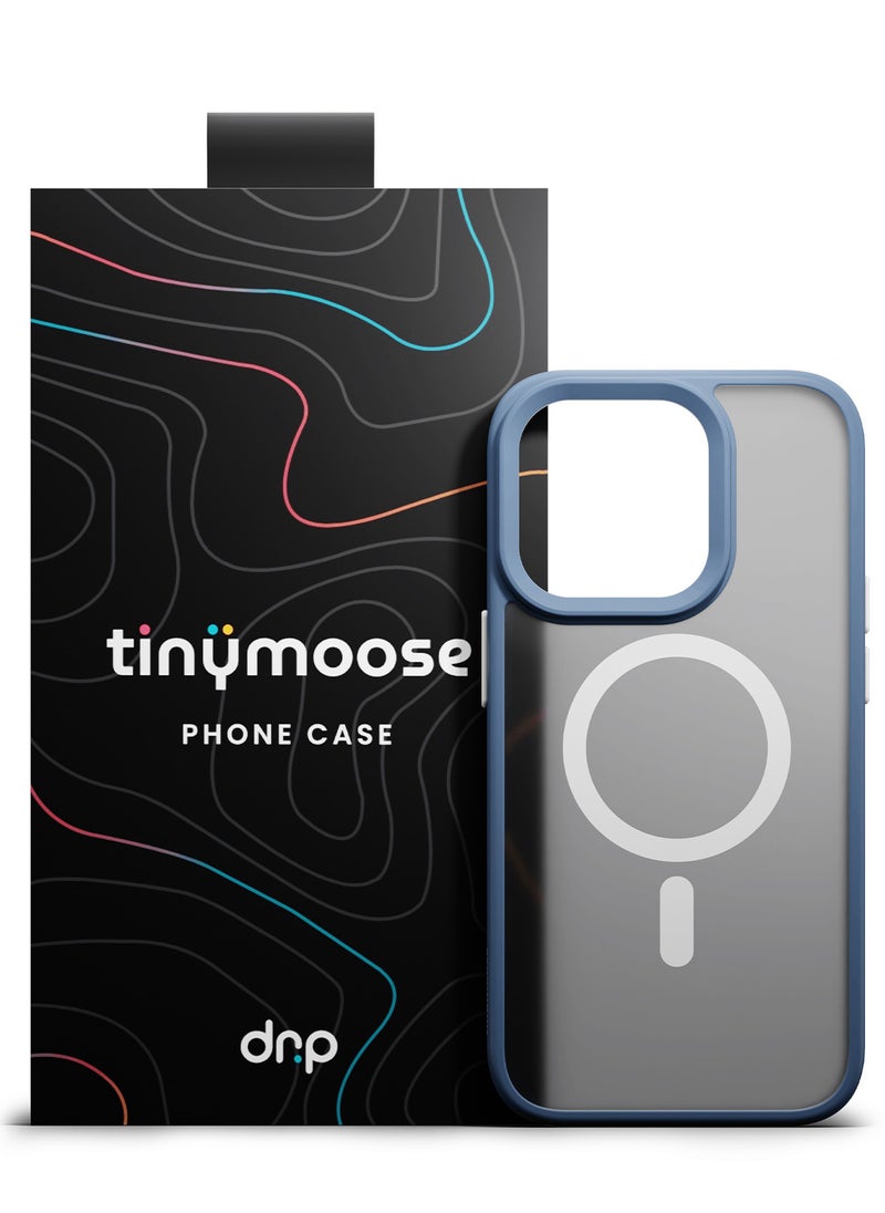 Frosty Matte Drip iPhone Case made for iPhone 14 Pro Max - Ice Blue