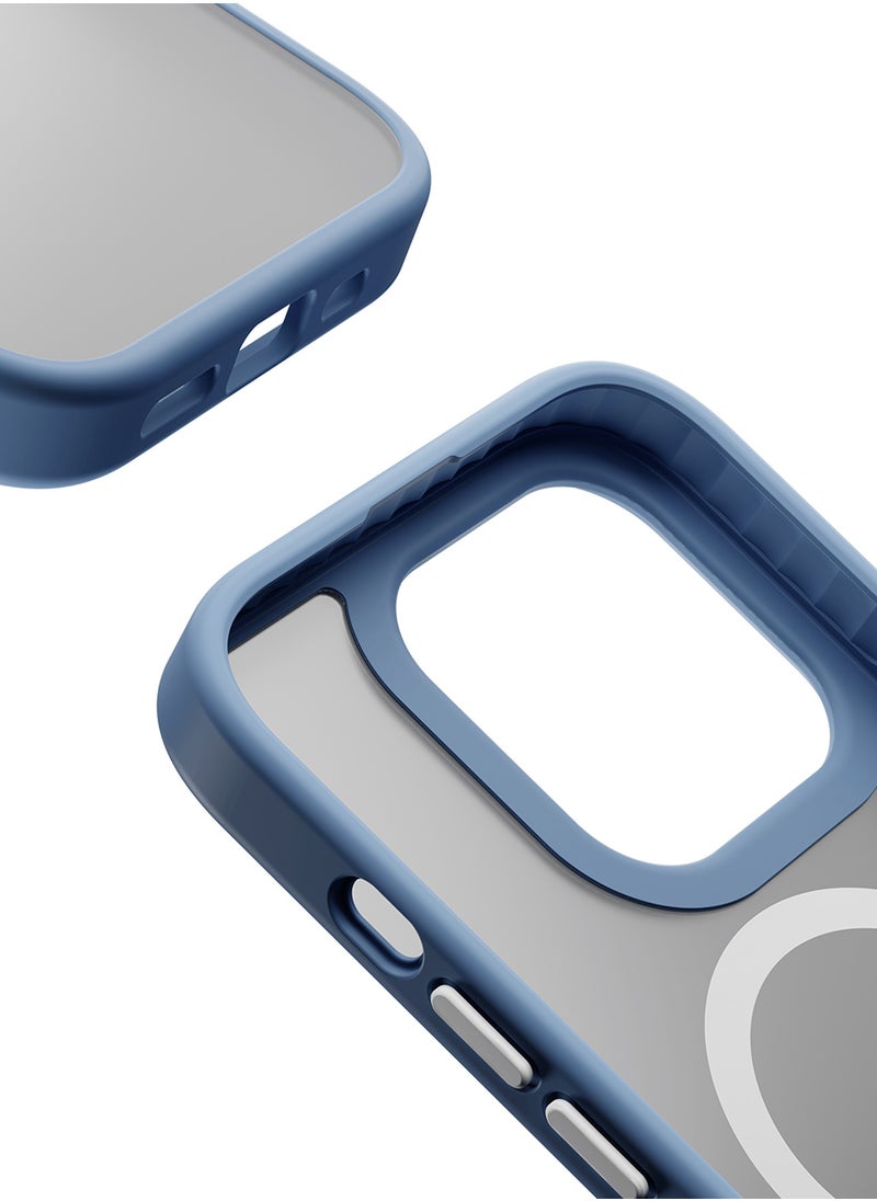 Frosty Matte Drip iPhone Case made for iPhone 14 Pro Max - Ice Blue