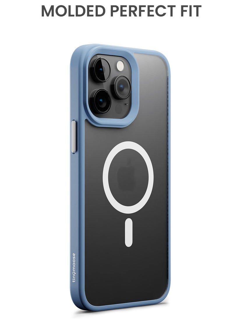 Frosty Matte Drip iPhone Case made for iPhone 14 Pro Max - Ice Blue