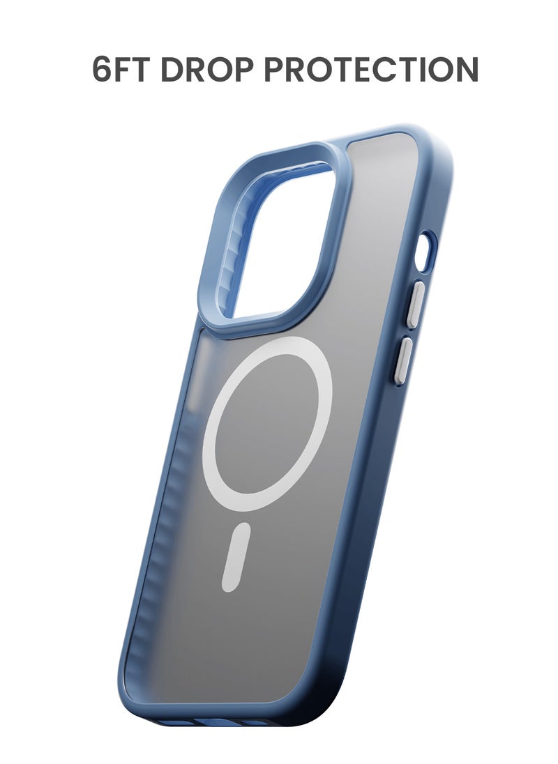TinyMoose Frosty Matte Drip iPhone Case made for iPhone 14 Pro Max - Ice Blue  - Image 4