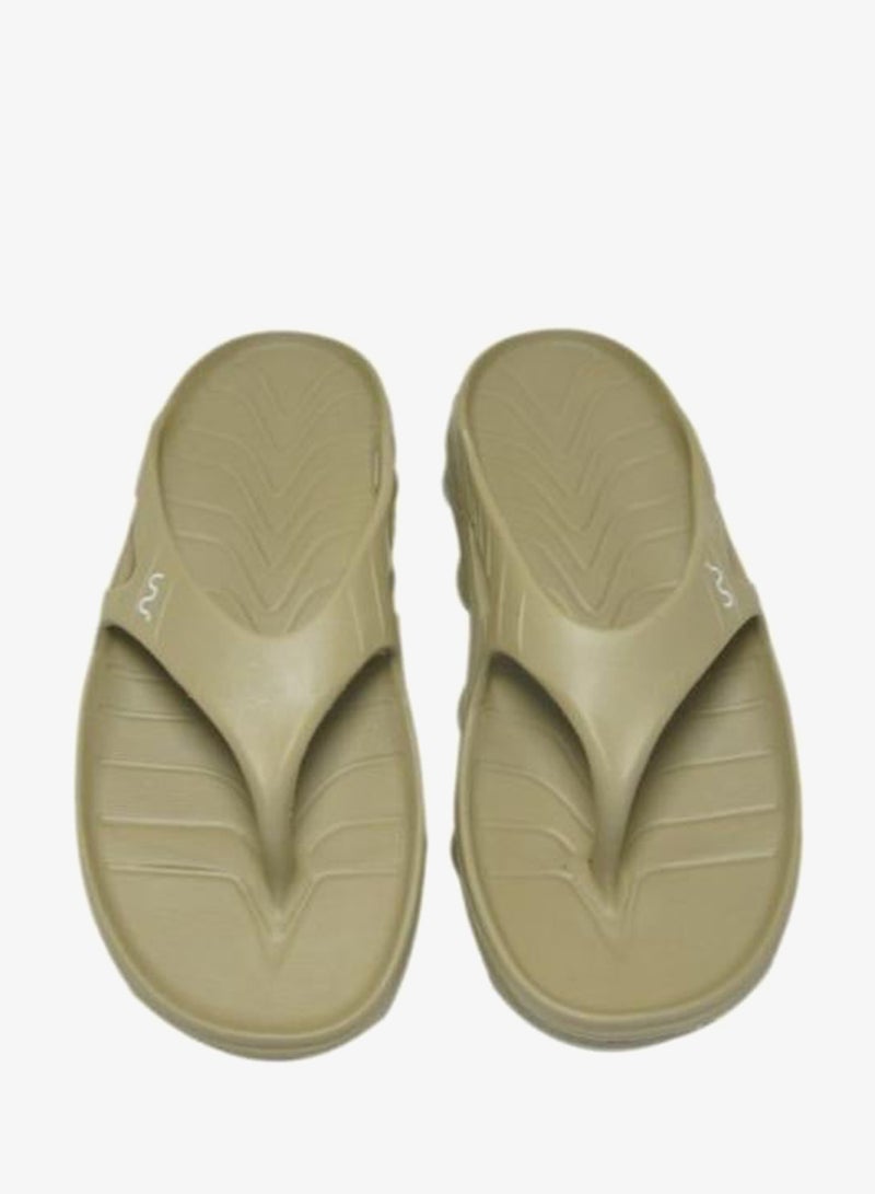 Doubleu Riva Men Comfortable & Light Weight KHAKI Slipper - Image 1