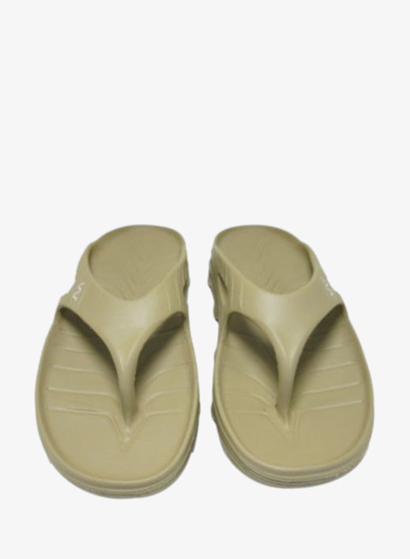 Doubleu Riva Men Comfortable & Light Weight KHAKI Slipper - Image 4