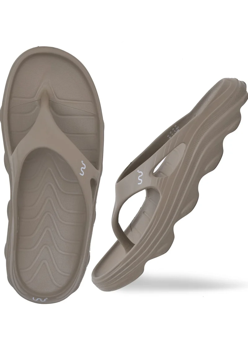 Doubleu Doubleu Riva Men Comfortable & Light Weight KHAKI Slipper