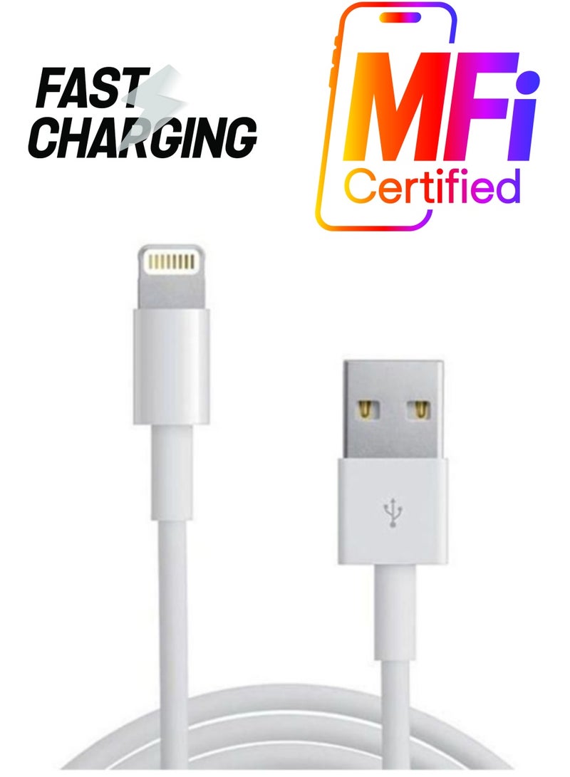 Phone Planet USB Data Sync Charger Cable For Apple Mobile White - Image 1