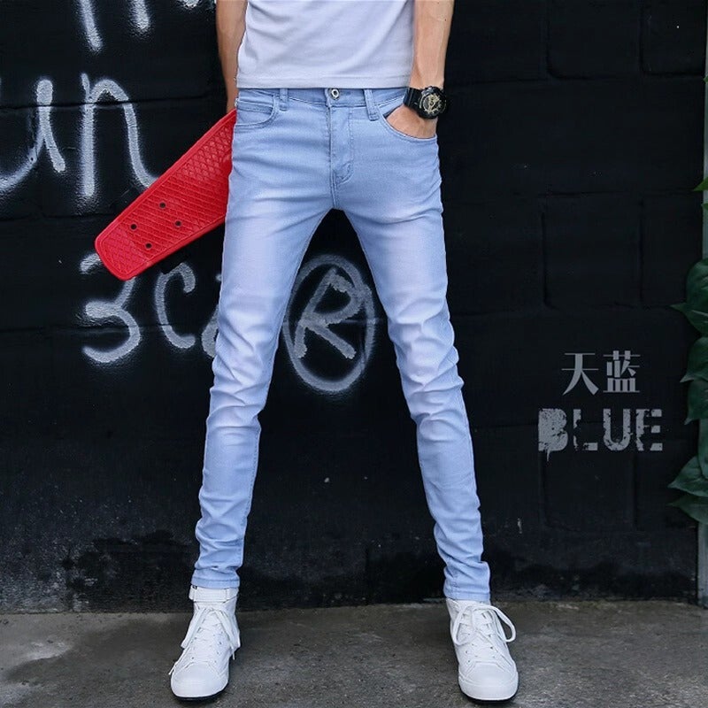 Unisex Classic Denim Jeans Loose Fit Daily Outdoor Wear - Image 1