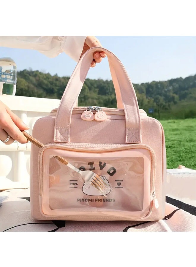 رولستيمي حقيبة غداء معزولة عصرية للعاملين في المكاتب ، حقيبة غداء ذات سعة كبيرة للوجبات الساخنة والوجبات الخفيفة ، اتصال غير غذائي - Image 5