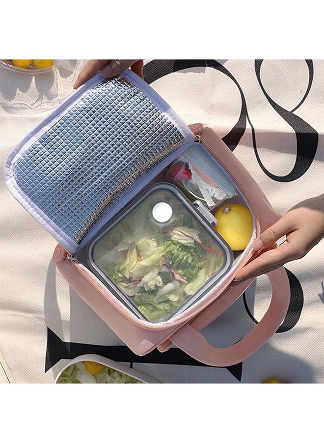 رولستيمي حقيبة غداء معزولة عصرية للعاملين في المكاتب ، حقيبة غداء ذات سعة كبيرة للوجبات الساخنة والوجبات الخفيفة ، اتصال غير غذائي - Image 4