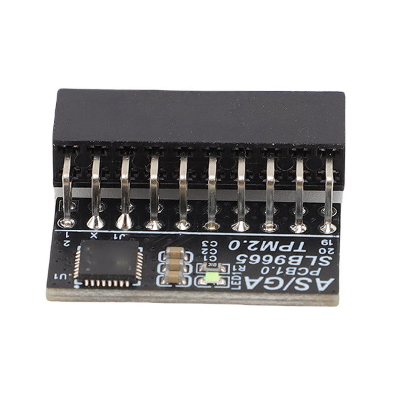 إنفينيون وحدة TPM 2.0 ذات واجهة LPC بـ 20 دبوسًا - وحدة أمان محسّنة TPM 2.0 - وحدة أمان وتشفير متوافقة عالميًا لنظام Win11 ولوحات الأم DDR4 للكمبيوتر الشخصي - Image 3