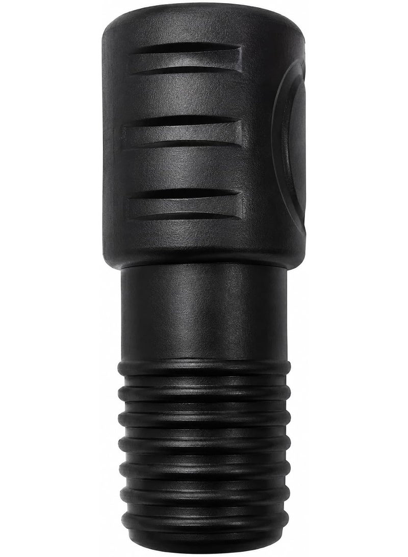 Black Plastic Threaded Broom Handle Connector for Mop and Broom Poles - Image 3