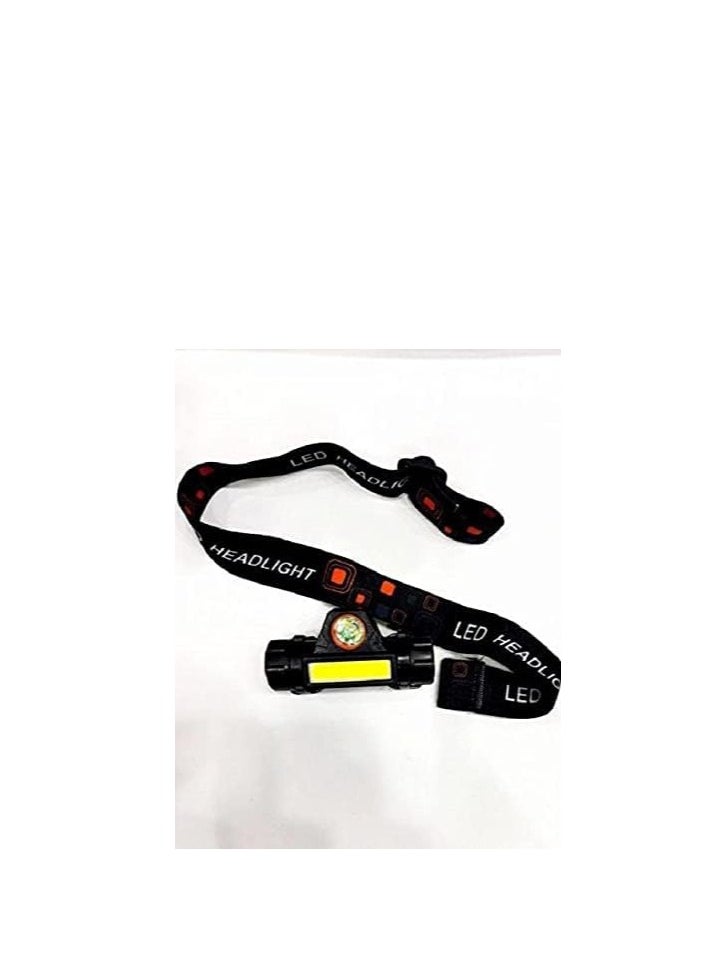 ماركة غير محددة - كشاف رأسي شديد الإضاءة مع منفذ شحن USB للدراجات والتخييم والصيد - Image 1