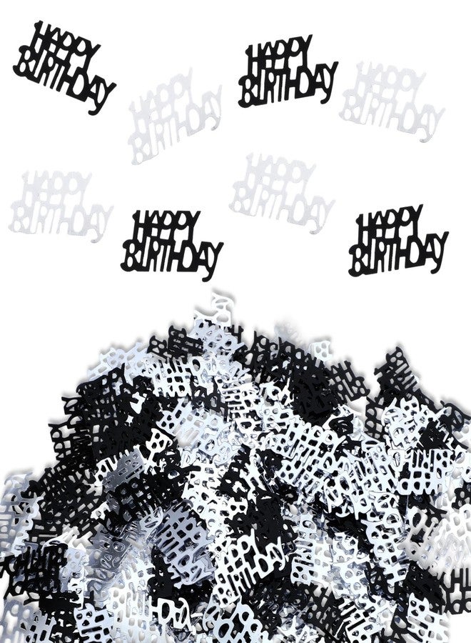 WJIAAA 500 PCS Birthday Party Table Confetti, Silver Table Paper Scatter - Image 1