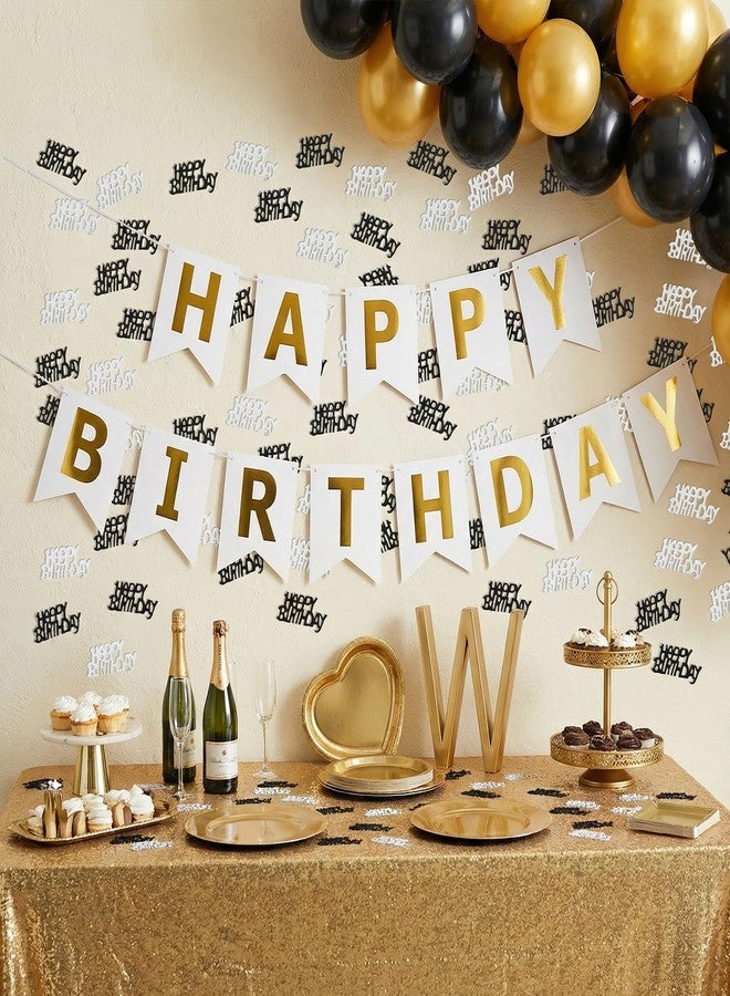 WJIAAA 500 PCS Birthday Party Table Confetti, Silver Table Paper Scatter - Image 4