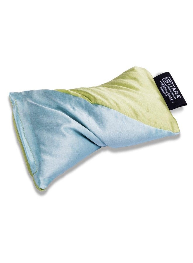TARA Spa Therapy Aroma Wellness Aromatherapy Silk Eye Pillow, Relaxation Sooth Eye Strain, Calm Renew, Green - Image 3