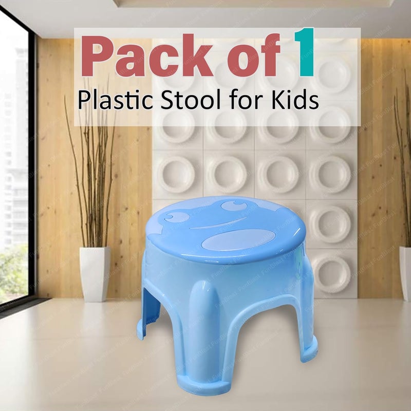 FunBlast FunBlast Round Shaped Plastic Stool, 28 cm Super Strong Sitting Stool for Kids and Adults  - Image 4