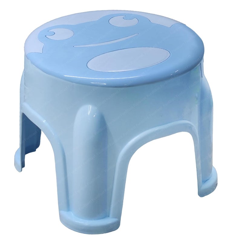 FunBlast FunBlast Round Shaped Plastic Stool, 28 cm Super Strong Sitting Stool for Kids and Adults  - Image 1