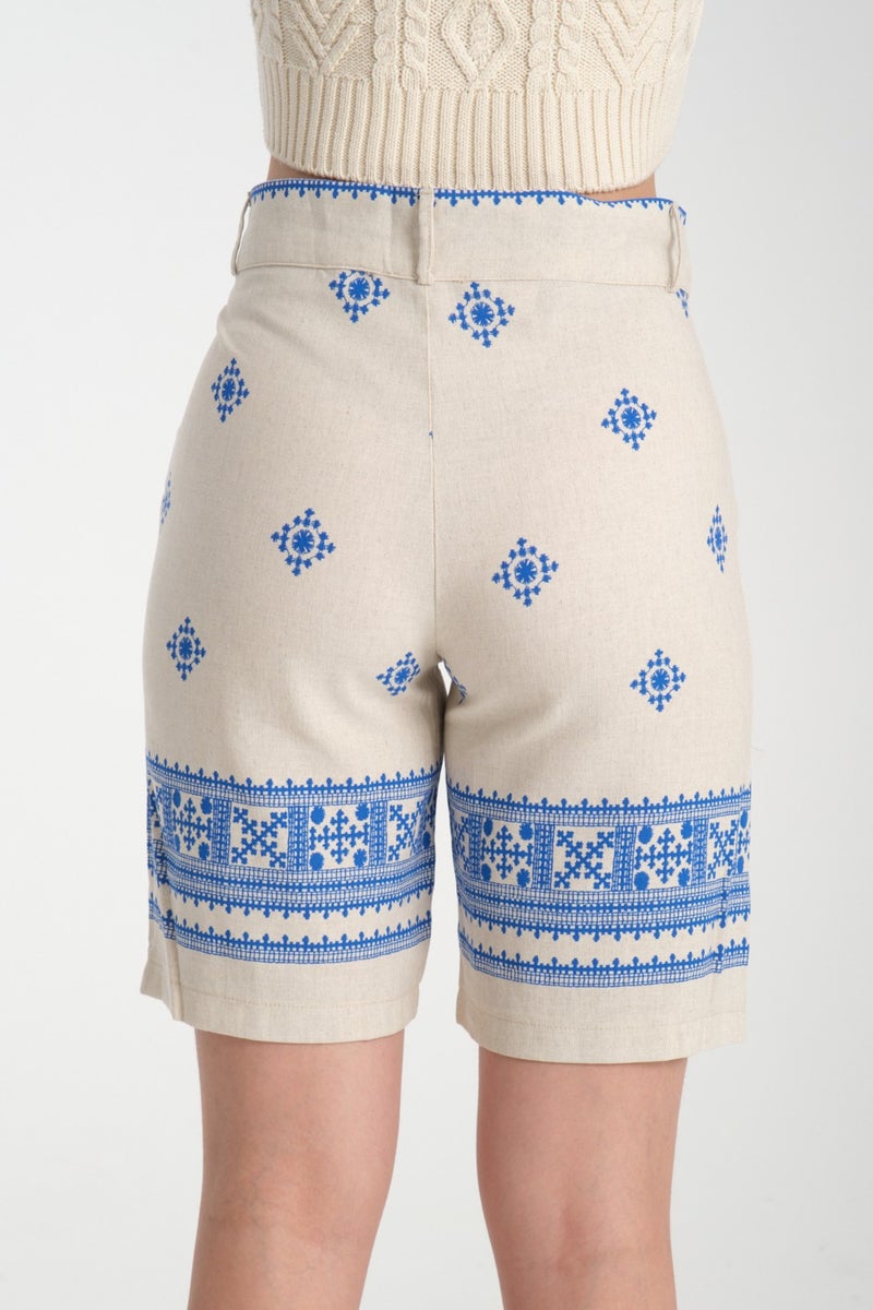 Rodi Women's Linen Shorts 8228  - Image 4