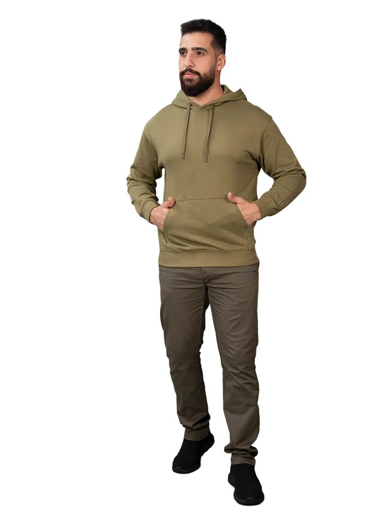GIORDANO  Men's Relaxed Fit French Terry Hoodie Sweatshirt for Men | Best Price UAE