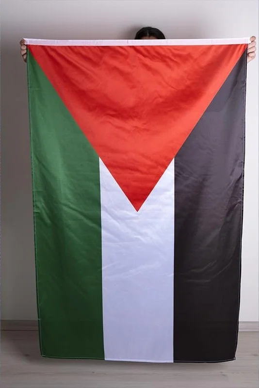 زد سي بايراك Zc Flag Palestine National Send Flag Raschel Fabric Digital Printing 200x300 cm