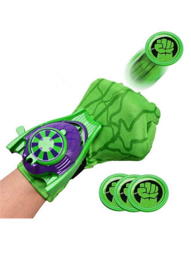 Launcher Gloves for Hulk, Hulk Role-Play Toy, Hero Launcher Wrist Toy Set, Super Hero Web Shooter Game for Kids, Hulk Launcher Wrist Toys for Costume Cosplay, Birthday Gifts, Lawn Games - Image 2