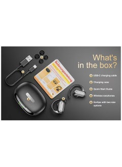 Generic P36 Microphone In Ear True Wireless Bluetooth 5.4 Earphones Low Latency Fast Charging IPX7 Waterproof Earphones  - Image 4