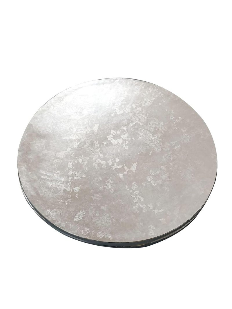 NIPS PACKAGING PVT LTD Nips Packaging Cake base Drum board 12 INCH Silver - Image 1