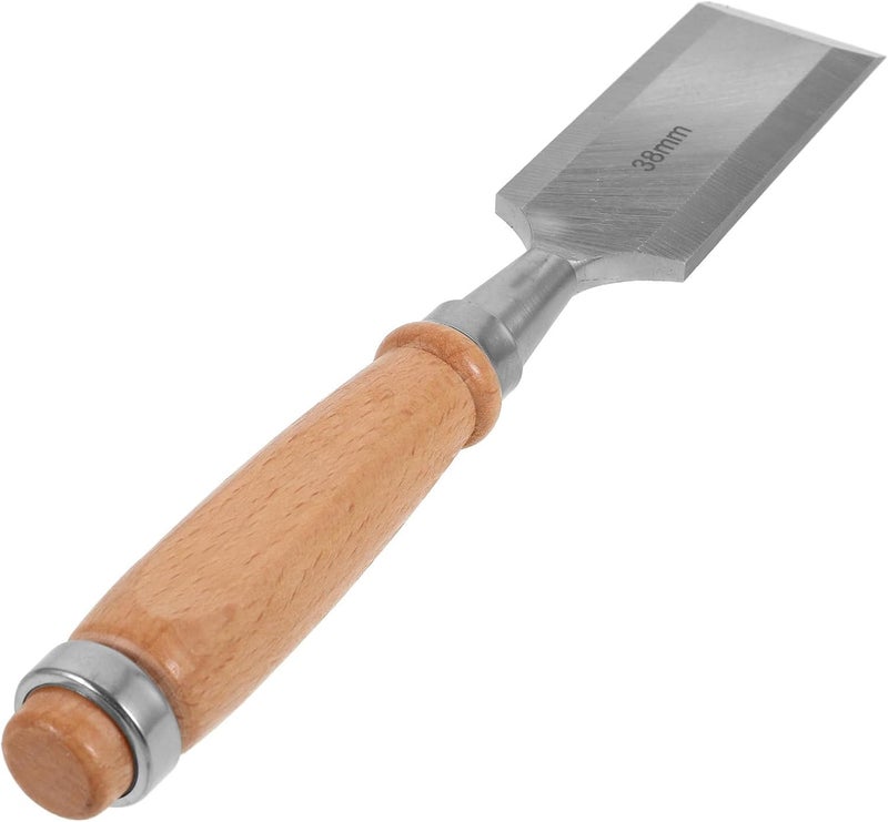 Flat 38mm Woodworking Chisel Manual Wood Carving Tool DIY Engraving Sculpture Woodwork Chisel for Carpentry and Wood Sculpture - Image 1