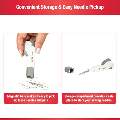 SINGER Needle Threader Assistant - Automatic Hand Sewing Needle Threader - Image 3