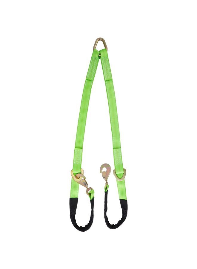Racewill V-Bridle Strap 2" x 4' w/Snap Hooks/Cordura Sleeve and Axle Strap, D Ring Middle, 4700 lbs Capacity Heavy-Duty Tow Straps for UTV ATV Truck Car Tractor SUV - Image 1